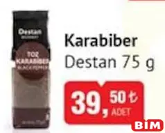 DESTAN KARABİBER 75 G